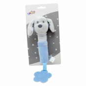 Zabawka z dźwiękiem - Pies niebieski 17 cm (9101)