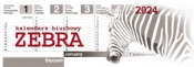 Kalendarz 2024 Biurkowy Zebra