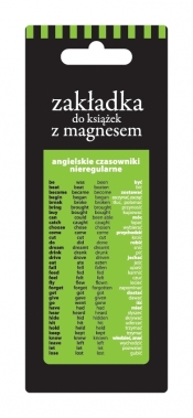 Zakładka magnetyczna ZK-032 Angielskie czasowniki nieregularne