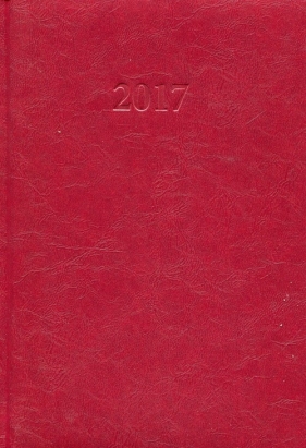 Kalendarz 2017 KKA-5D Dzienny bordo