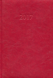 Kalendarz 2017 KKA-5D Dzienny bordo