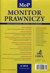 Monitor prawniczy rocznik 23 nr 2015/08 - <br />