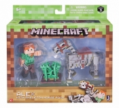 Zestaw figurek Minecraft Alex i Koń Szkieletor (MIN16601)