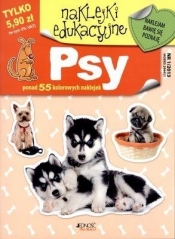 Psy - naklejki edukacyjne
