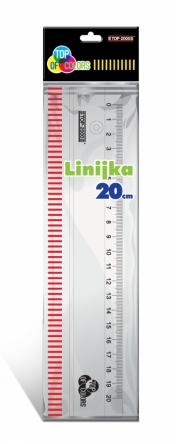 Linijka transparentna Top 2000, 20cm (400073346)