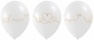 Balony ze złotym walentynkowym nadrukiem 5szt