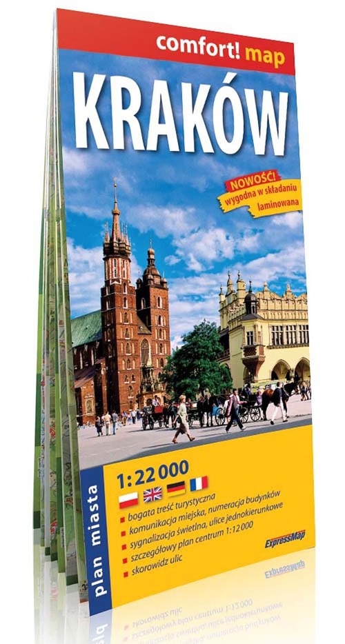 Kraków plan miasta 1:22 000