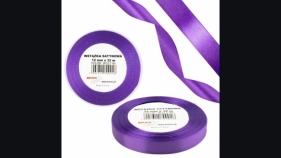 Wstążka satynowa 12mm/32m orchidea