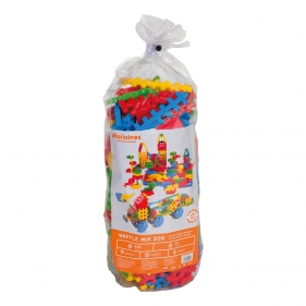 Klocki konstrukcyjne - Waffle mix, 200 el. (900017)