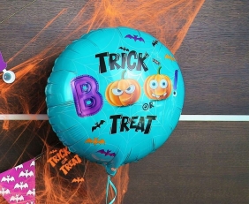 Balon foliowy BOO! Trick or Treat, 36cm