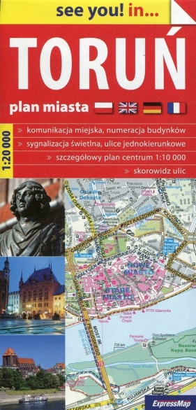 Toruń plan miasta 1:20 000