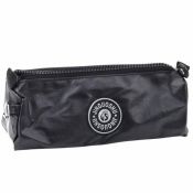 Piórnik szkolny jednokomorowy czarny 21,5cm