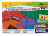 Papier kolorowy A5/10K błyszczący 80gsm
