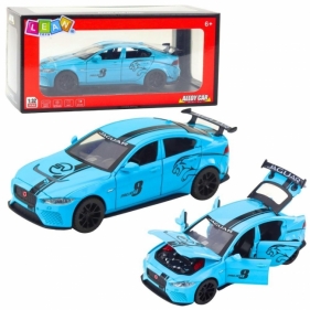 Jaguar metalowy światło i dźwięk turkusowy