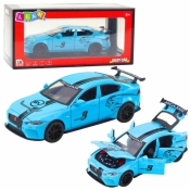 Jaguar metalowy światło i dźwięk turkusowy