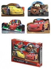 Puzzle Dino 4x54 Cars 2 (333017)