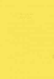 Kalendarz 2017 KKA-5D książkowy dzienny żółty