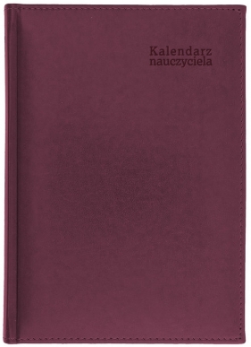 Kalendarz nauczyciela 24/25 A5T Vivella BORDO