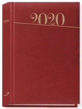 Terminarz 2020 A5 Standard czerwony