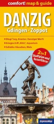 Danzig Gdingen- Zoppot map& guide (GER) (laminat) - Opracowanie zbiorowe