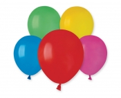 Balony pastelowe różnokolorowe Mix, A50, 13 cm, 100 szt. (A50/80)