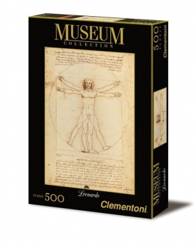 Puzzle Museum Collection Leonardo Vitruvian Man 500 elementów (35001)