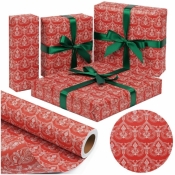 Papier ozdobny pakowy - roślinny 57cmx25m