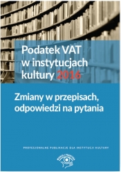 Podatek VAT w instytucjach kultury 2016 - Urszula Pietrzak