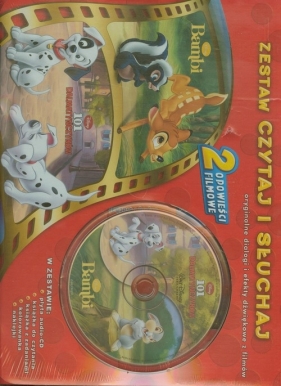 Zestaw czytaj i słuchaj 101 Dalmatyńczyków / Bambi - <br />