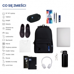 Plecak szkolny Oxford School - czarny