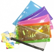 Piórnik-saszetka GIMBOO PVC 12 sztuk mix kolorów