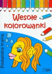 Wesołe kolorowanki Podwodna kraina