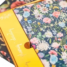 Box prezentowy z 5 stylowymi notatnikami - Jesień