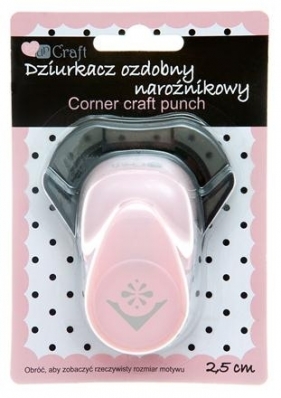 Dziurkacz ozdobny/kreatywny, narożnikowy 2,5cm - fontanna (JCDZ-210-008)