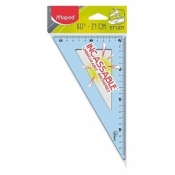 Ekierka Study niełamliwa 21 cm-60 niebieska