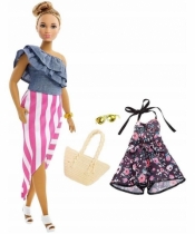 Barbie Fashionistas. Lalka z ubrankami 3