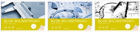 Blok milimetrowy A4 20 kartek, 1 szt