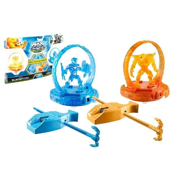 MAX STEEL Turbo Wojownic y Figurka 2-pak.