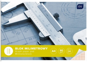 Blok milimetrowy A4 20 kartek, 1 szt