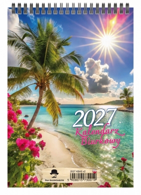 Kalendarz 2027 A5 biurkowy tygodniowy, 1 szt