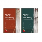 Blok techniczny z kolorowymi kartkami A4/10 Unipap