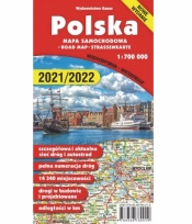 Polska, mapa samochodowa foliowana, 1:700 000 - Opracowanie zbiorowe