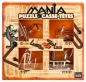 Łamigłówki metalowe 4 szt. Puzzle mania - pomarańczowy (107028)