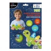 Plansza sensoryczna do nauki liczenia Kidea - Dino