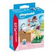 Playmobil Special Plus: Dziewczynka przy umywalce (70301)