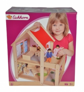 Mały domek dla lalek, 9 elementów