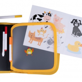 JollyBaby, Kolorowa farma. Książeczka do rysowania (JB 82601)
