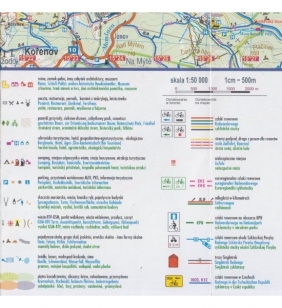 Karkonosze, Góry Izerskie, 1:50 000 - mapa rowerowa - Opracowanie zbiorowe