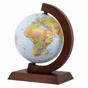 Globus polityczny drewniana opr. 25cm w.ukraińska