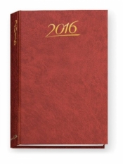 Kalendarz B6 standard 2016 brązowy